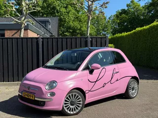 Fiat 500 1.2 Lounge ROZE automaat PANO